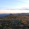 Looking north east from near the summit of The Bluff at dawn.