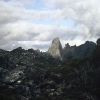 Federation Peak. A very old picture of one of the first times I did the Arthurs. So old it was taken with slide film!