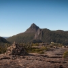 Mt Eros in the distance. Cradle Mountain-Lake St Clair National Park.